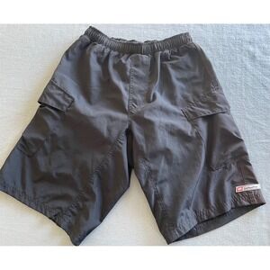 Bellwether Mens Mountain Bike‎ Shorts Padded Cargo Pockets Faded Black 28 Waist